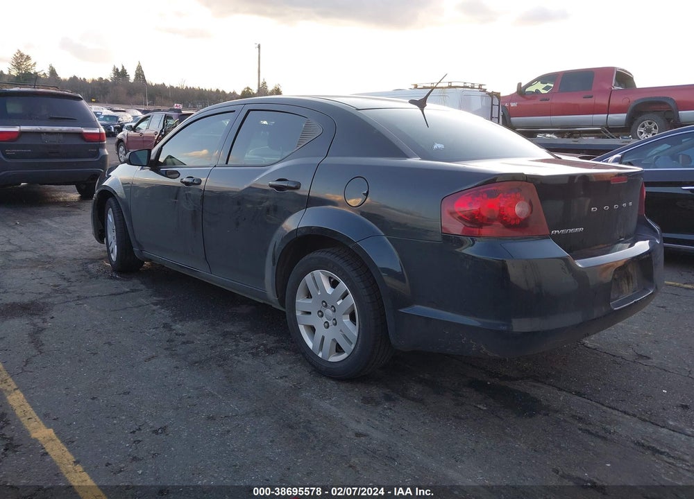 2012 DODGE AVENGER VIN: 1C3CDZAB8CN331622