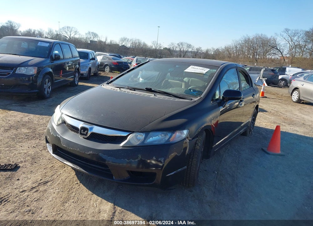 2009 HONDA CIVIC LX VIN: 19XFA16519E005776