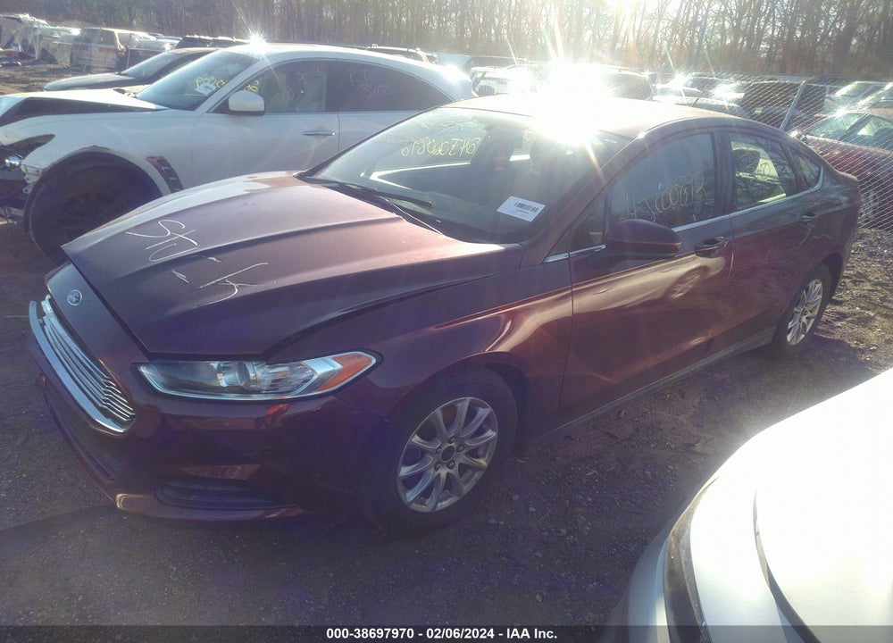 2016 FORD FUSION S VIN: 3FA6P0G78GR374056