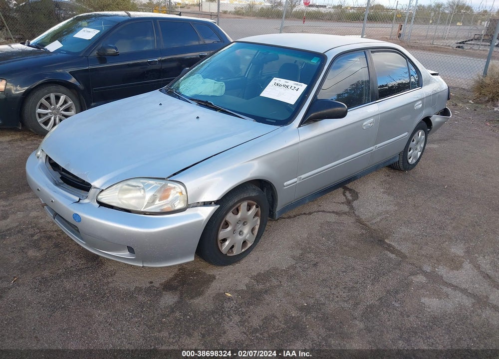 1999 HONDA CIVIC VALUE PACKAGE VIN: 2HGEJ6619XH588364