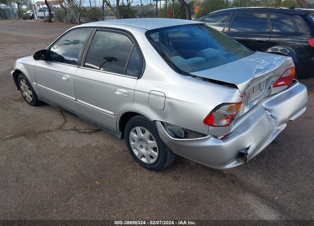 1999 HONDA CIVIC VALUE PACKAGE VIN: 2HGEJ6619XH588364