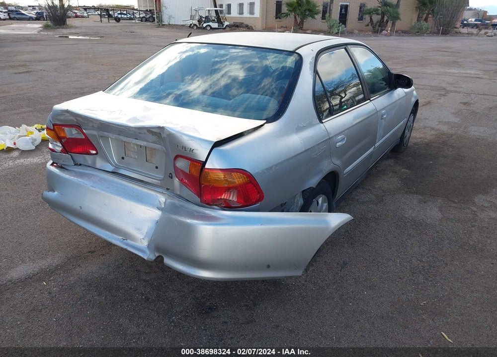 1999 HONDA CIVIC VALUE PACKAGE VIN: 2HGEJ6619XH588364