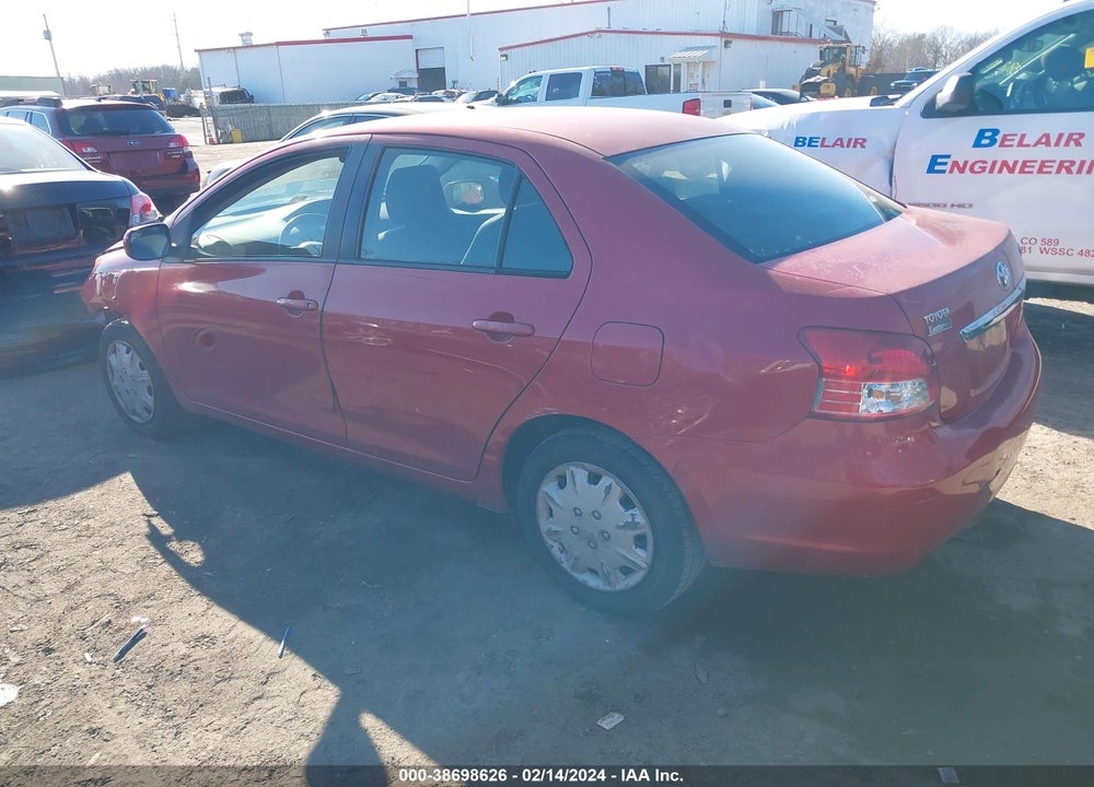 2011 TOYOTA YARIS VIN: JTDBT4K39B1398384