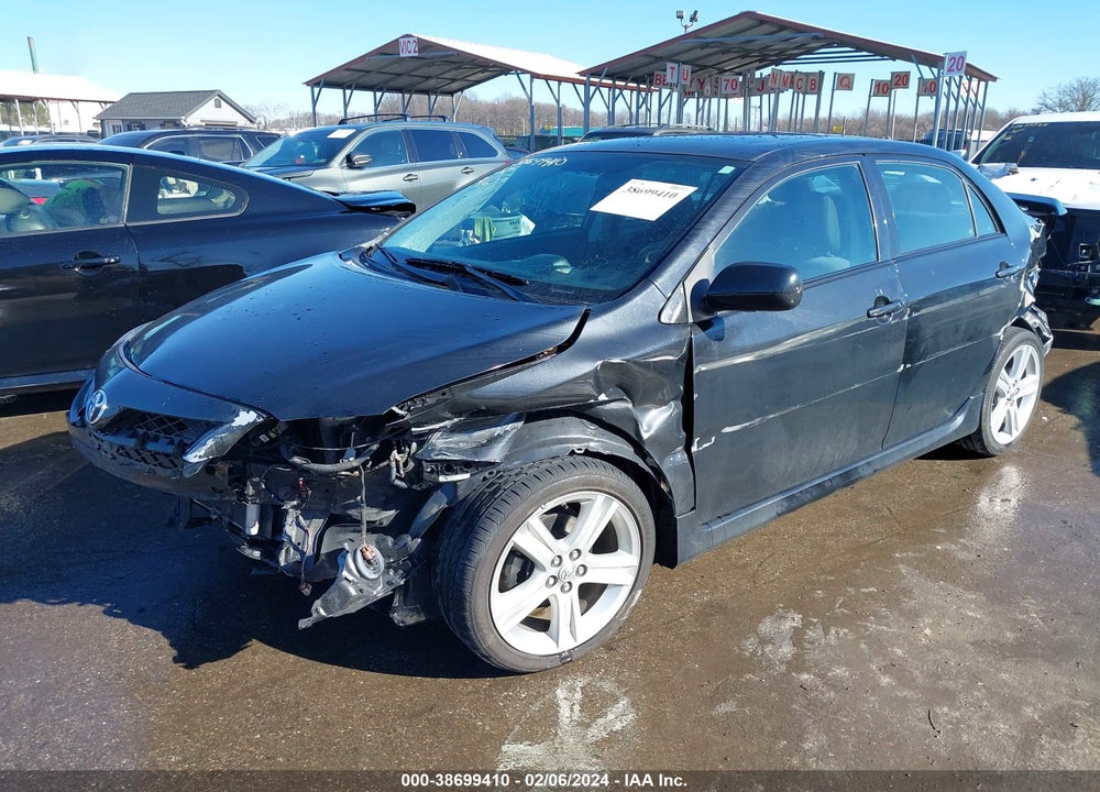 2013 TOYOTA COROLLA S VIN: 2T1BU4EE2DC007097