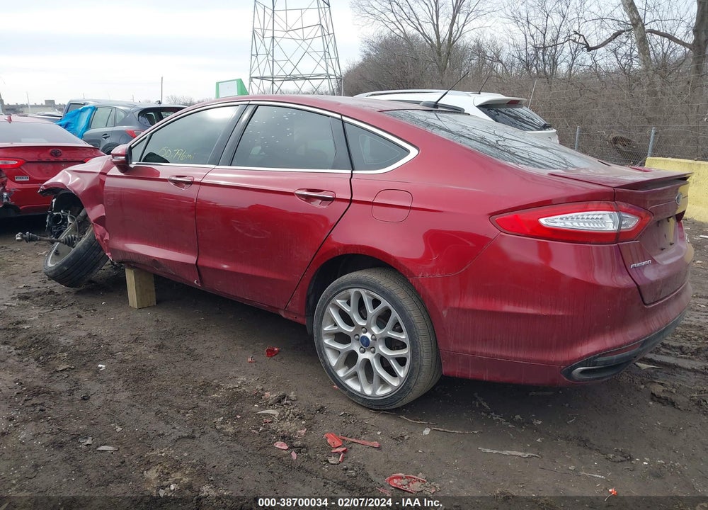2013 FORD FUSION TITANIUM VIN: 3FA6P0K95DR278289