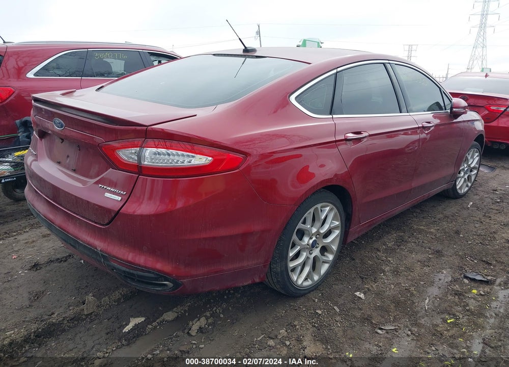 2013 FORD FUSION TITANIUM VIN: 3FA6P0K95DR278289