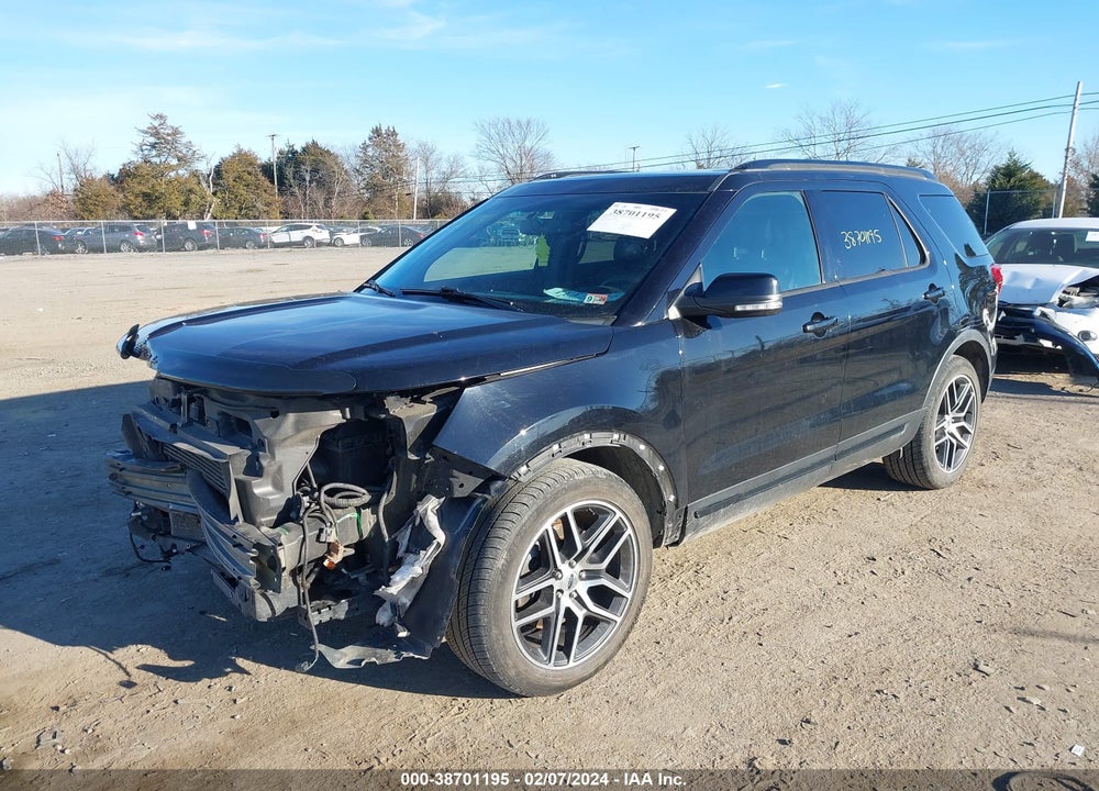 2016 FORD EXPLORER SPORT VIN: 1FM5K8GT9GGC80707
