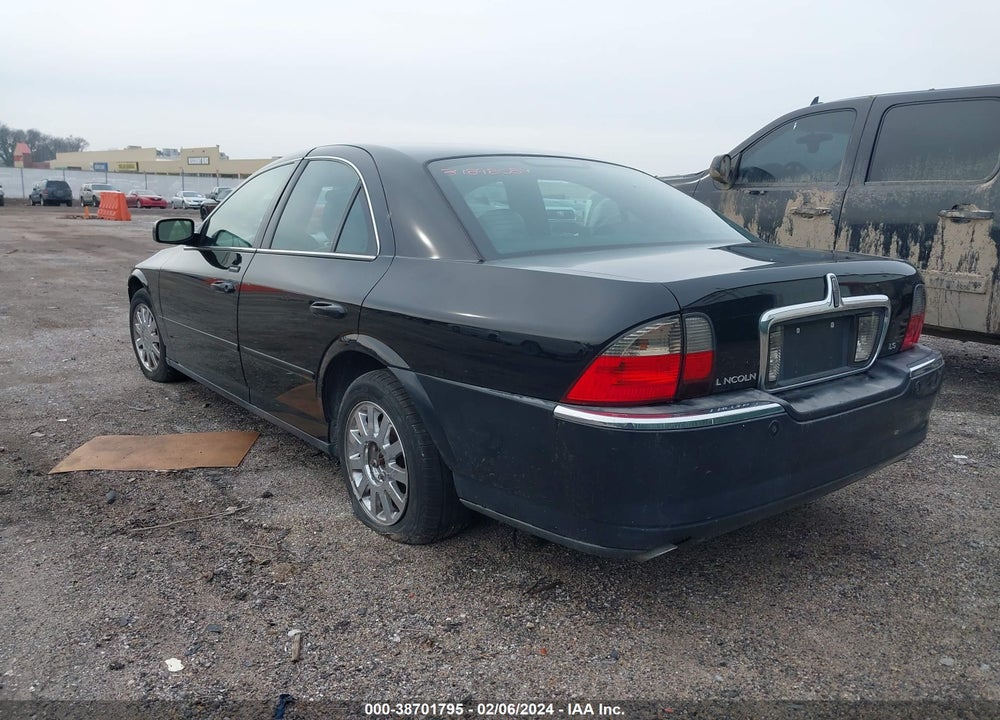 2003 LINCOLN LS PREMIUM VIN: 1LNHM86SX3Y678805