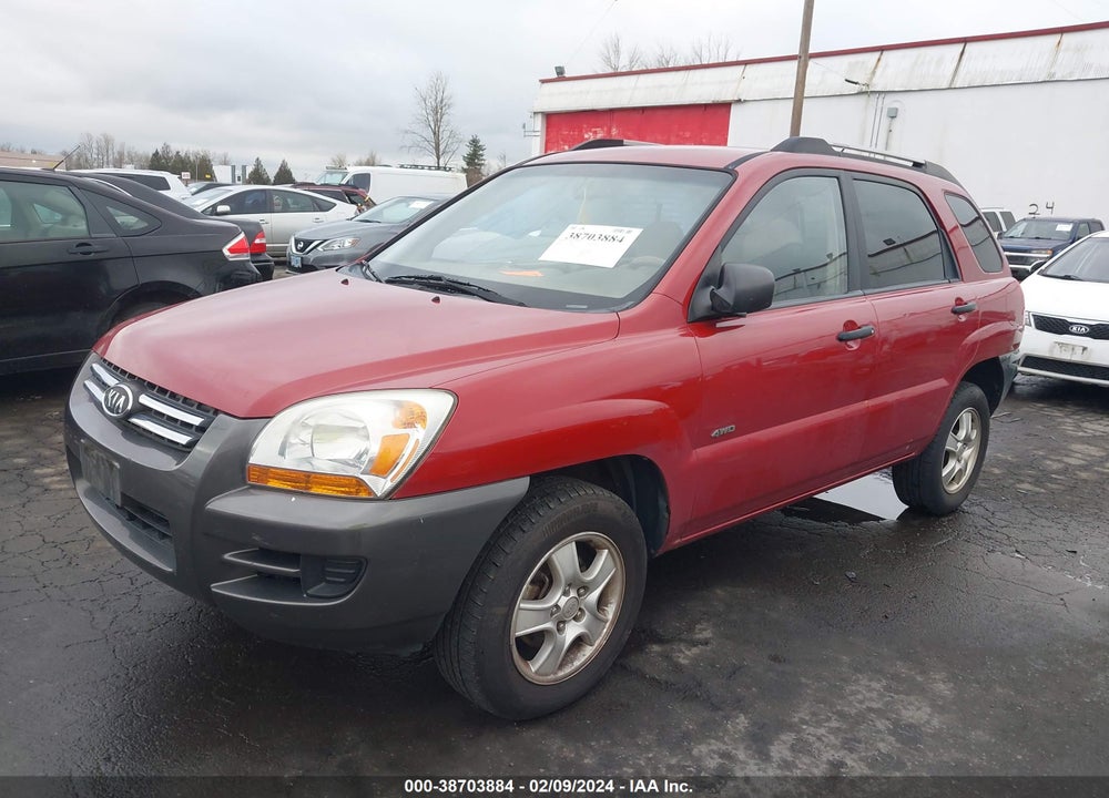 2007 KIA SPORTAGE LX VIN: KNDJE724377427043