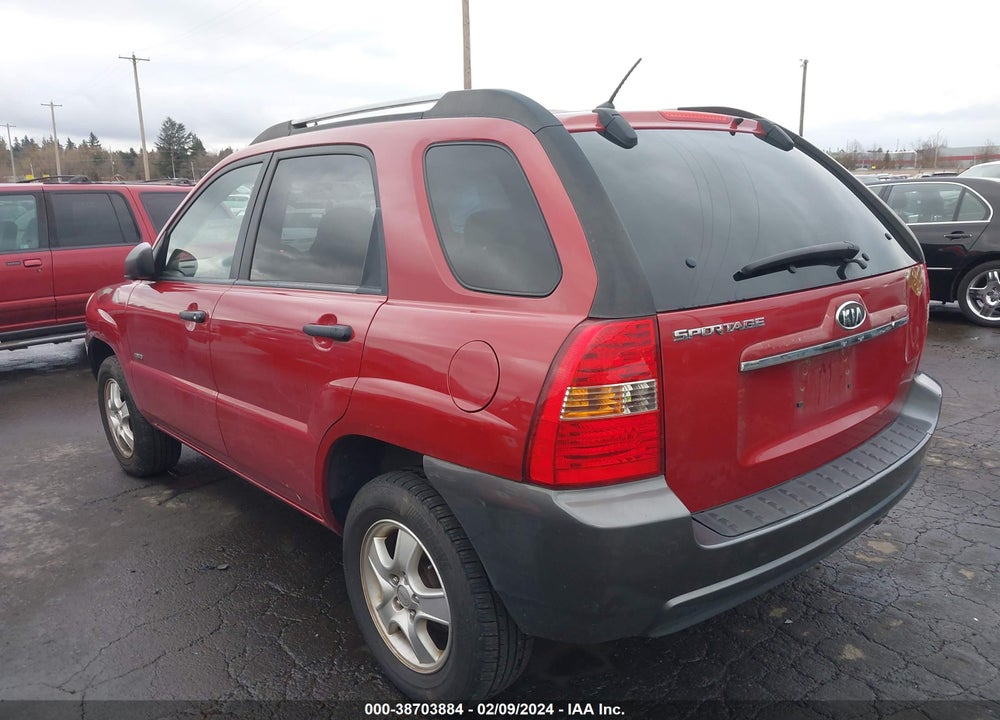 2007 KIA SPORTAGE LX VIN: KNDJE724377427043