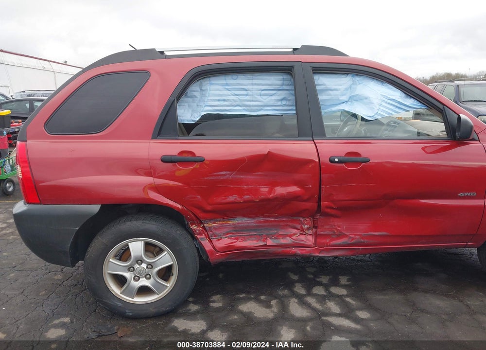 2007 KIA SPORTAGE LX VIN: KNDJE724377427043