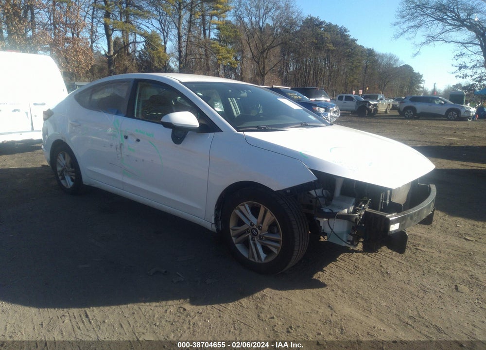2019 HYUNDAI ELANTRA SEL VIN: 5NPD84LF4KH492300