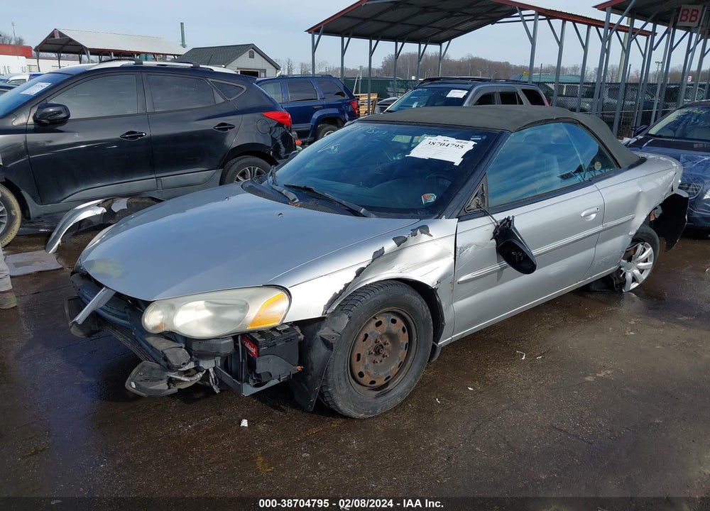 2006 CHRYSLER SEBRING VIN: 1C3EL45X56N154665