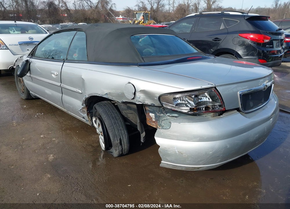 2006 CHRYSLER SEBRING VIN: 1C3EL45X56N154665