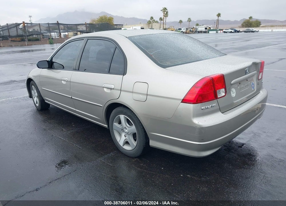 2005 HONDA CIVIC EX VIN: 2HGES26755H553781