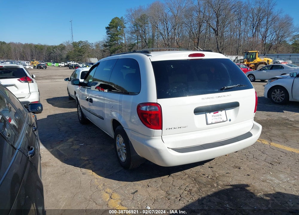 2004 DODGE GRAND CARAVAN SE VIN: 1D4GP24R44B598962