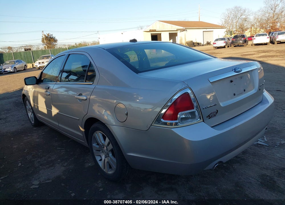 2007 FORD FUSION SEL VIN: 3FAHP08167R218181