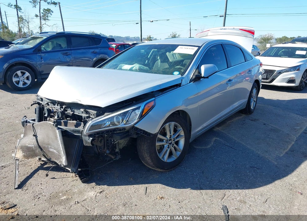 2017 HYUNDAI SONATA SE VIN: 5NPE24AFXHH510445