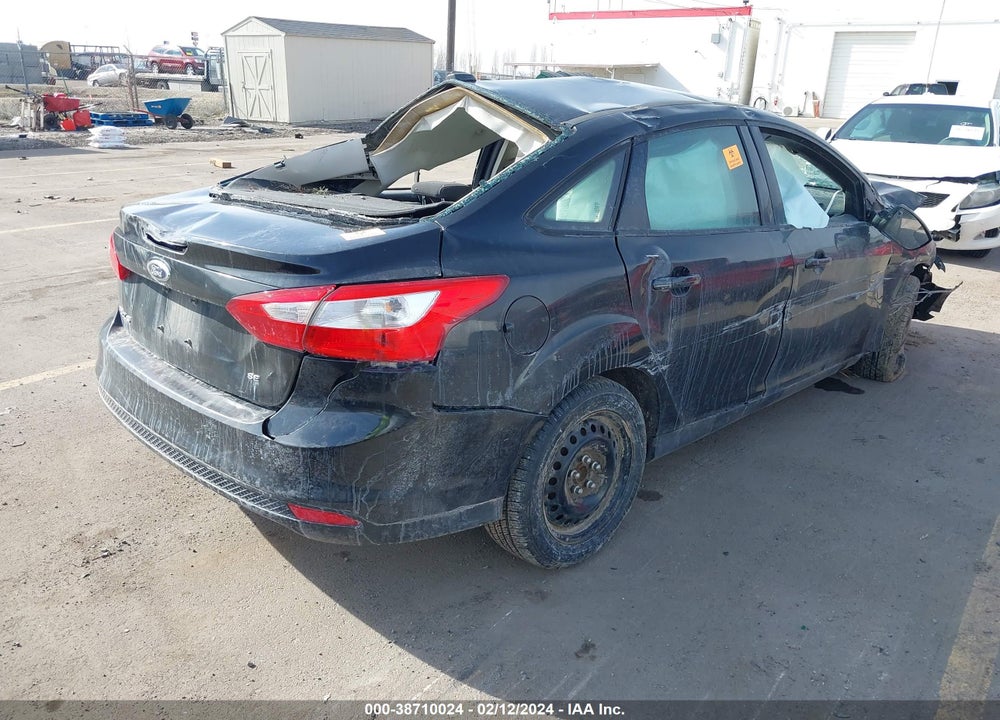 2012 FORD FOCUS SE VIN: 1FAHP3F20CL338497
