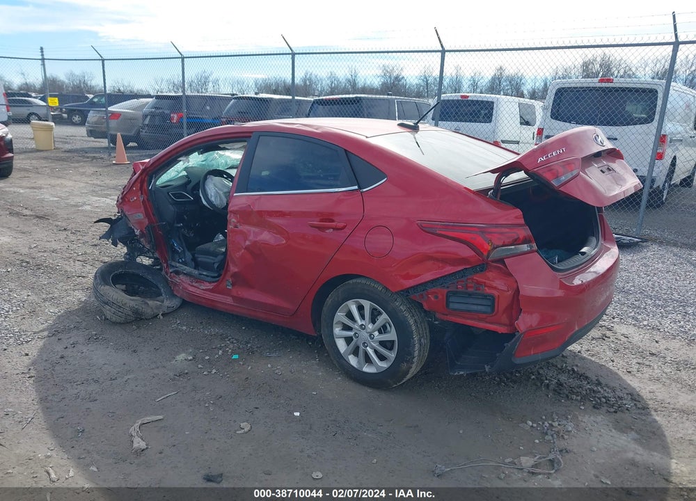 2022 HYUNDAI ACCENT SEL VIN: 3KPC24A60NE162985