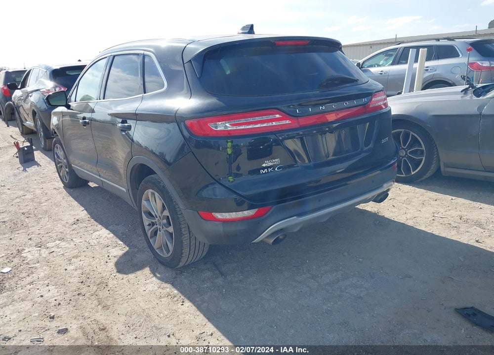 2017 LINCOLN MKC SELECT VIN: 5LMCJ2C90HUL03406