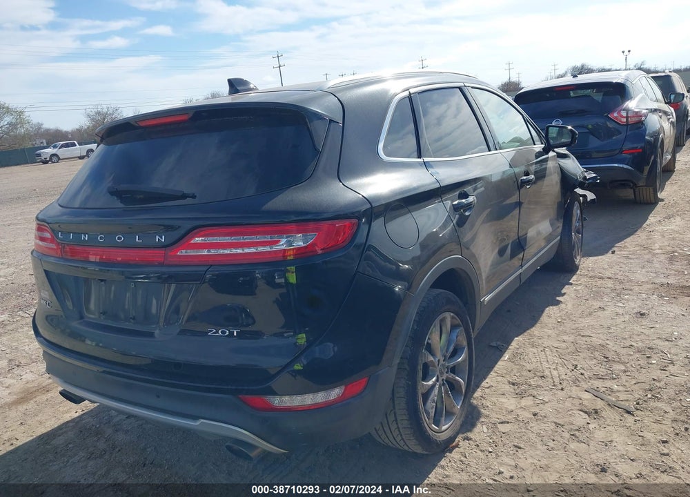 2017 LINCOLN MKC SELECT VIN: 5LMCJ2C90HUL03406