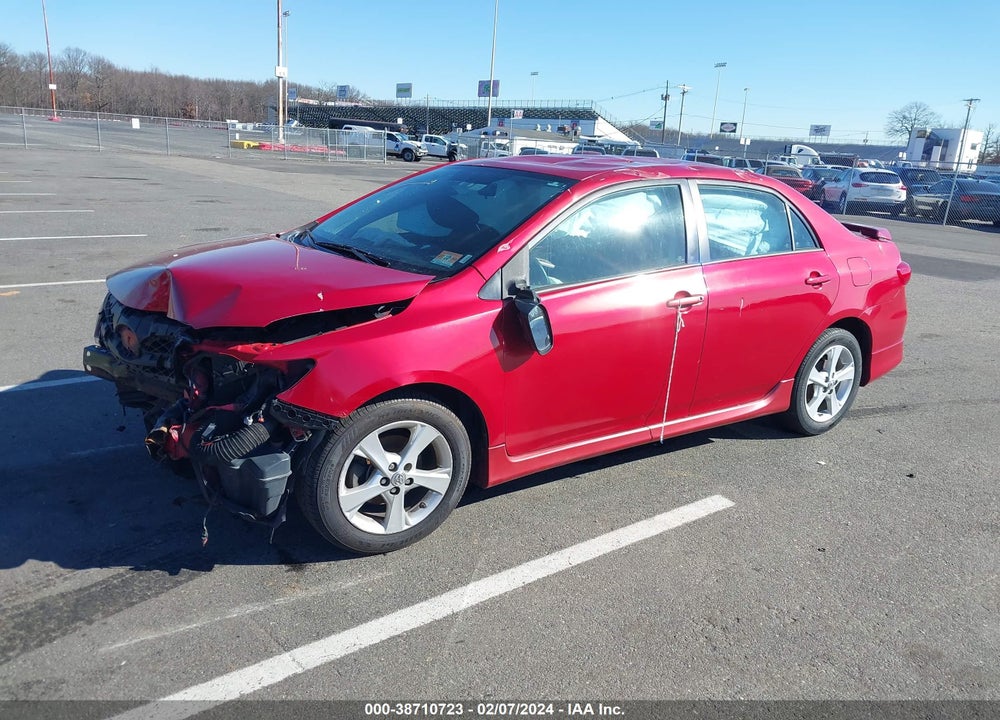 2012 TOYOTA COROLLA S VIN: 2T1BU4EE7CC809353