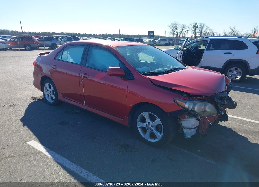 2012 TOYOTA COROLLA S VIN: 2T1BU4EE7CC809353