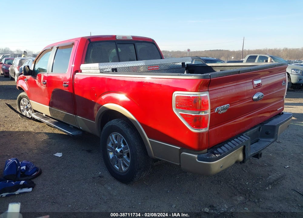 2012 FORD F-150 LARIAT VIN: 1FTFW1EF1CKE14182