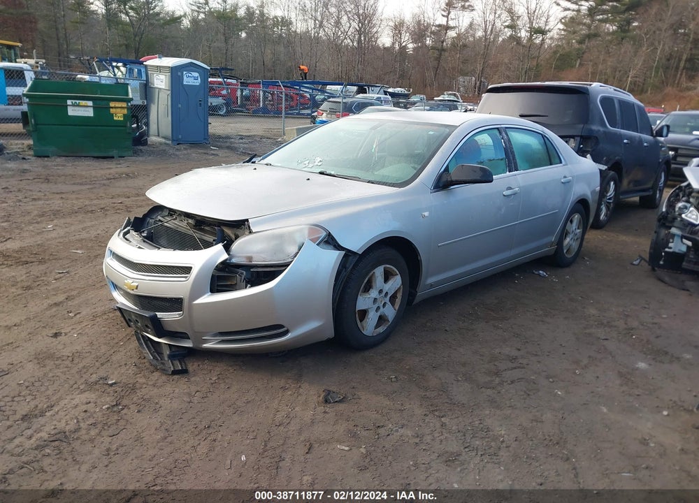 2008 CHEVROLET MALIBU LS VIN: 1G1ZG57B48F277291
