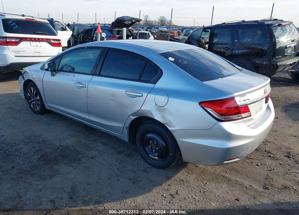 2013 HONDA CIVIC VIN: 19XFB2F87DE080245