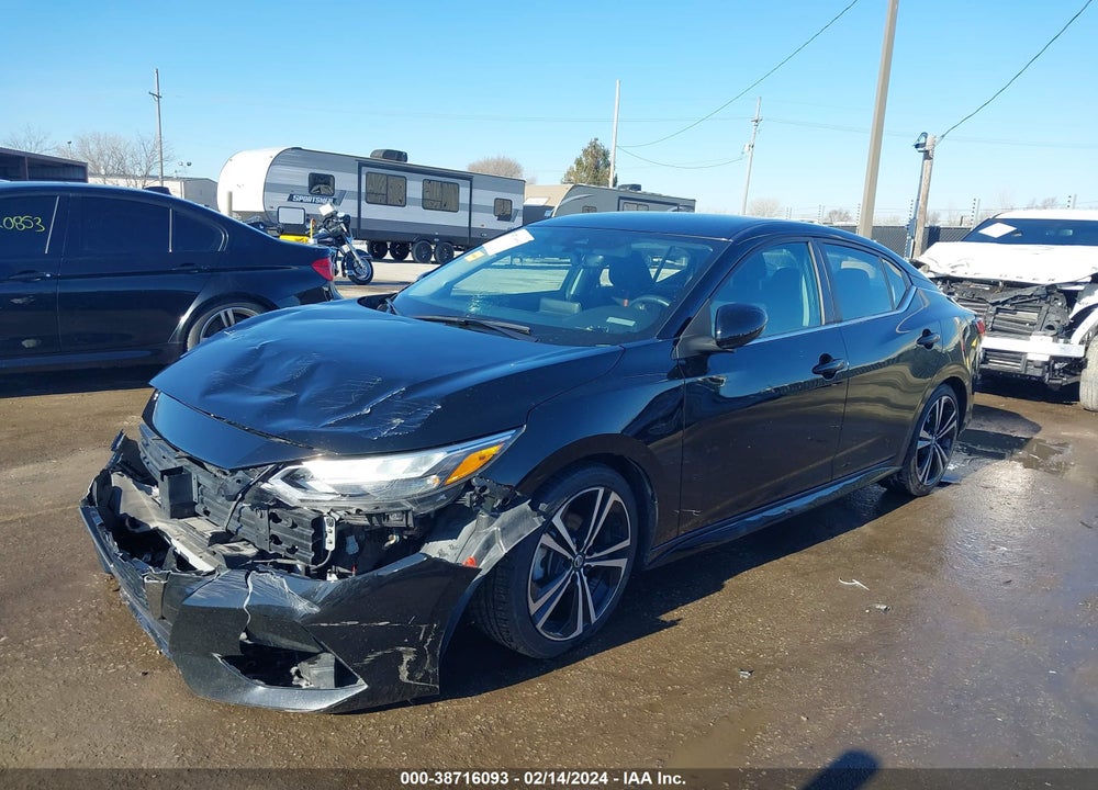 2022 NISSAN SENTRA SR XTRONIC CVT VIN: 3N1AB8DV9NY312353