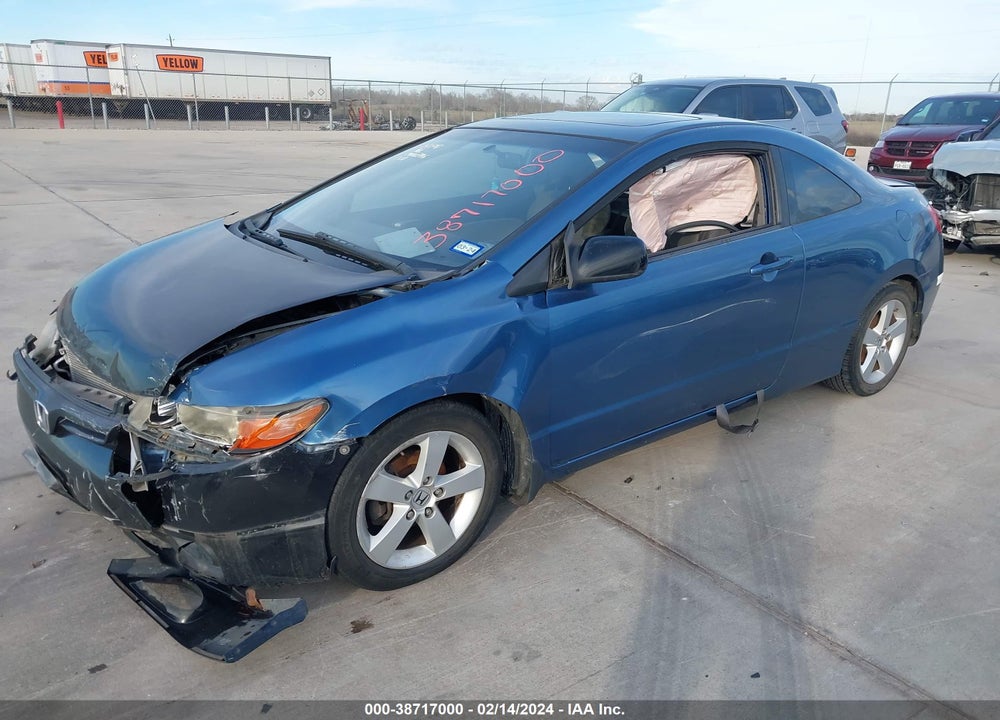 2008 HONDA CIVIC VIN: 2HGFG12848H537266