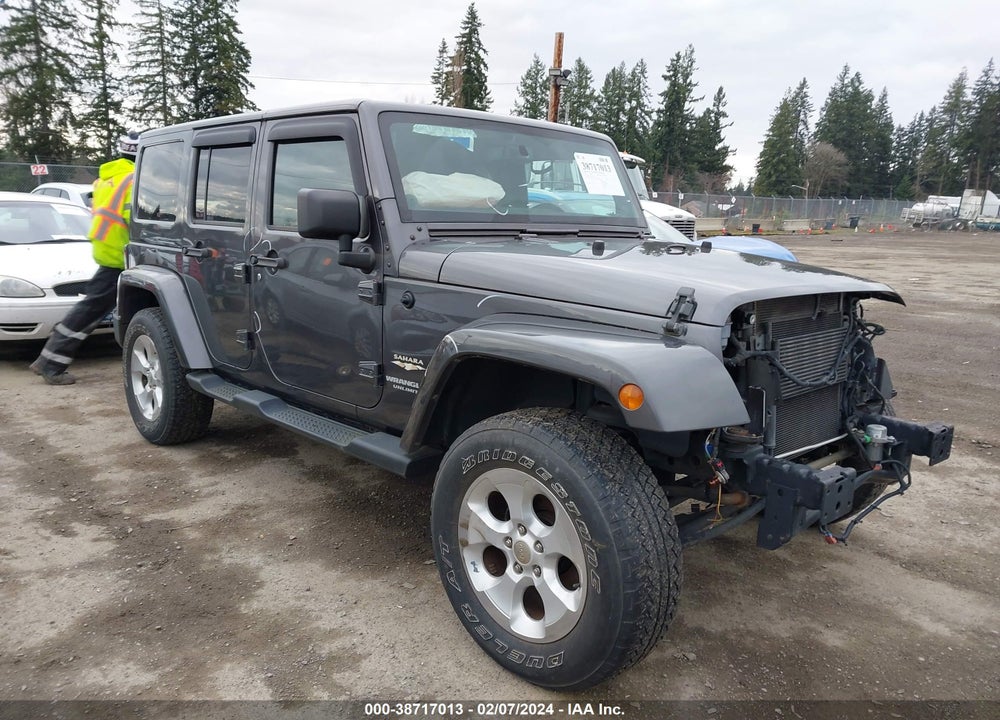 2014 JEEP WRANGLER UNLIMITED SAHARA VIN: 1C4BJWEG9EL274978