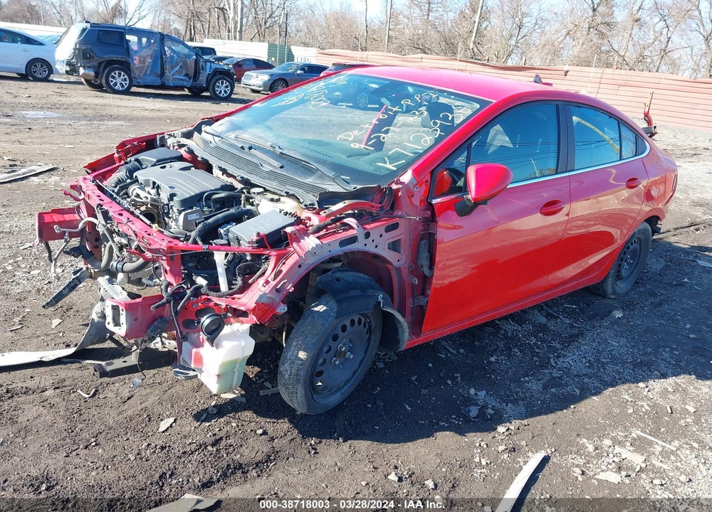 2019 CHEVROLET CRUZE LT VIN: 1G1BE5SM9K7123936