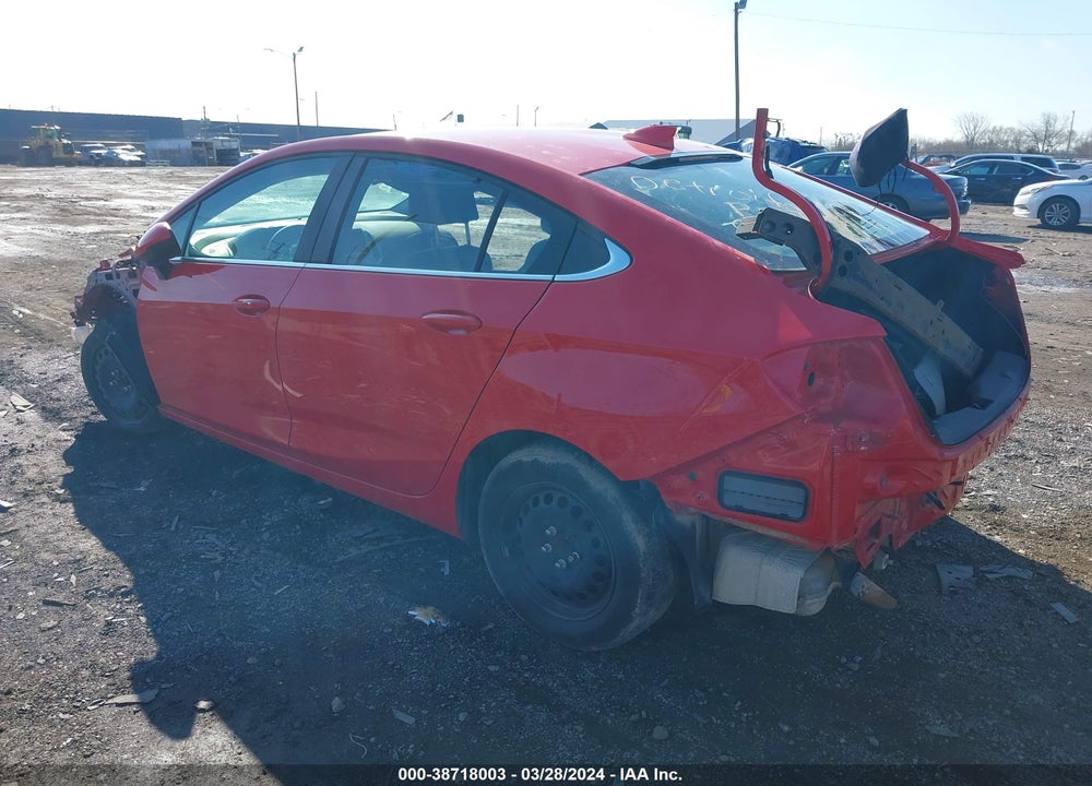 2019 CHEVROLET CRUZE LT VIN: 1G1BE5SM9K7123936