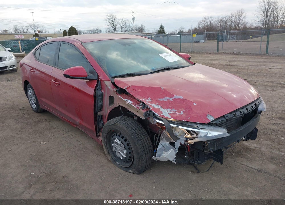 2020 HYUNDAI ELANTRA SE VIN: KMHD74LF3LU071836