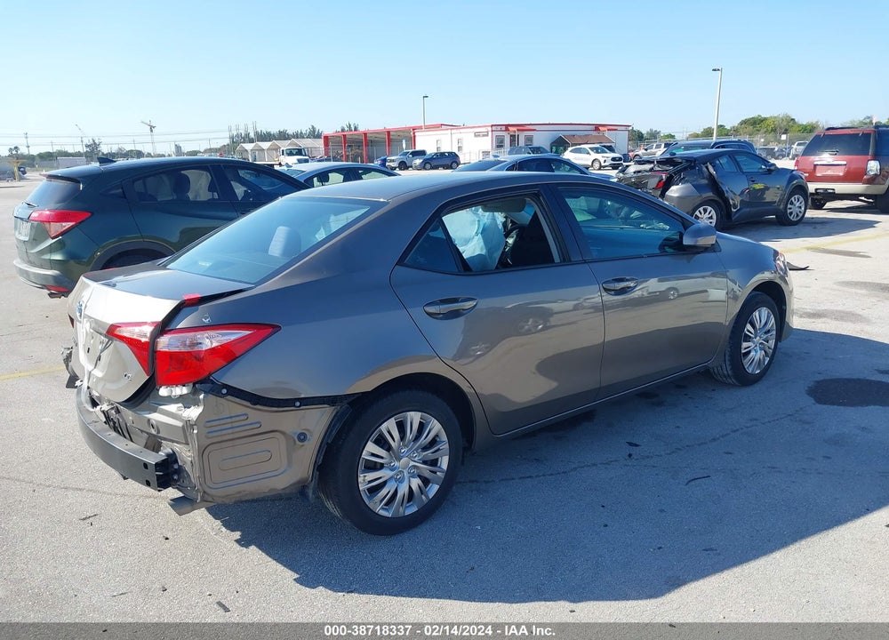 2019 TOYOTA COROLLA LE VIN: 5YFBURHE2KP861108