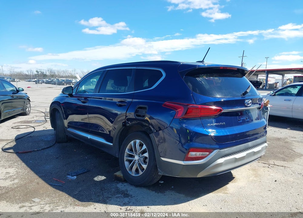 2019 HYUNDAI SANTA FE SE VIN: 5NMS23AD3KH111277