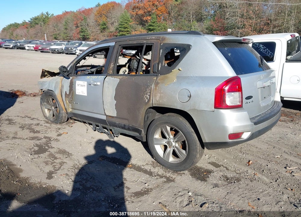 2013 JEEP COMPASS LATITUDE VIN: 1C4NJDEB4DD263644