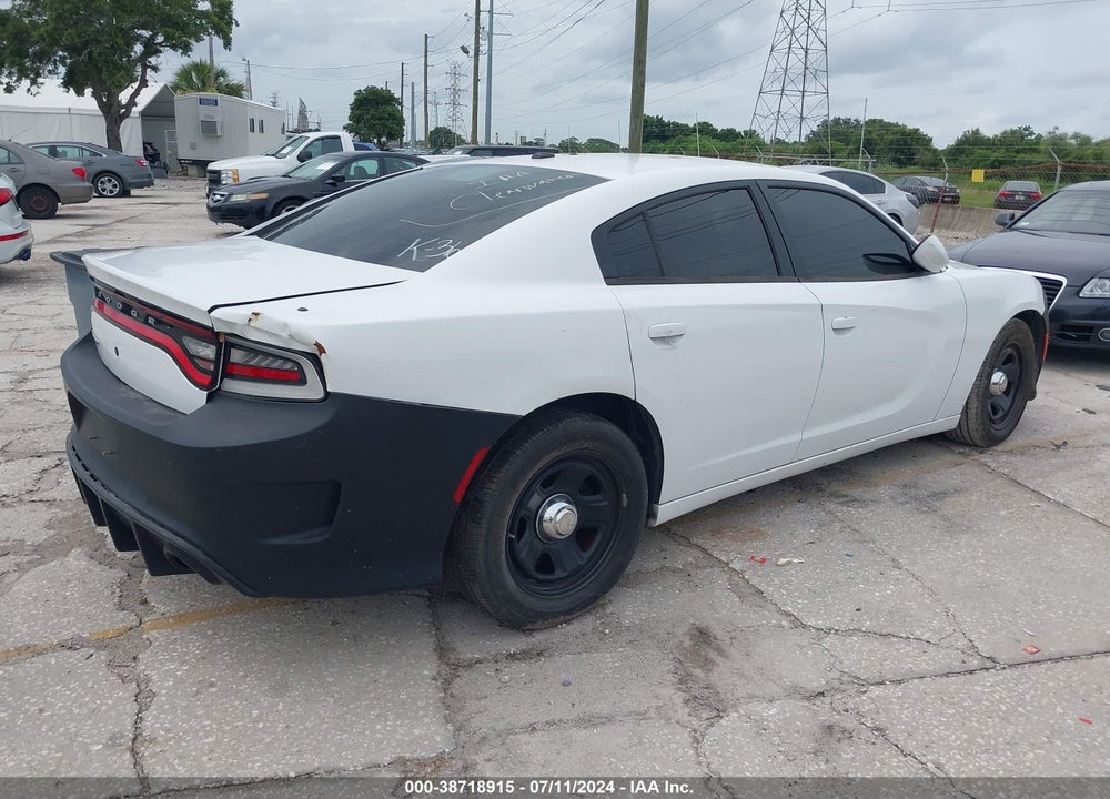 2015 DODGE CHARGER POLICE VIN: 2C3CDXAG4FH735238
