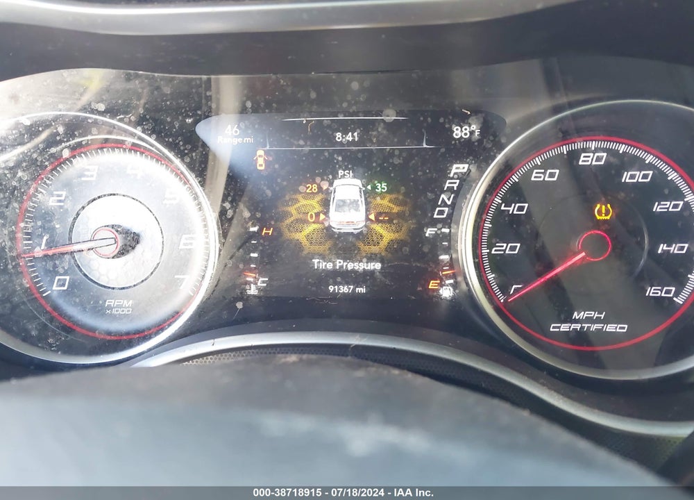 2015 DODGE CHARGER POLICE VIN: 2C3CDXAG4FH735238