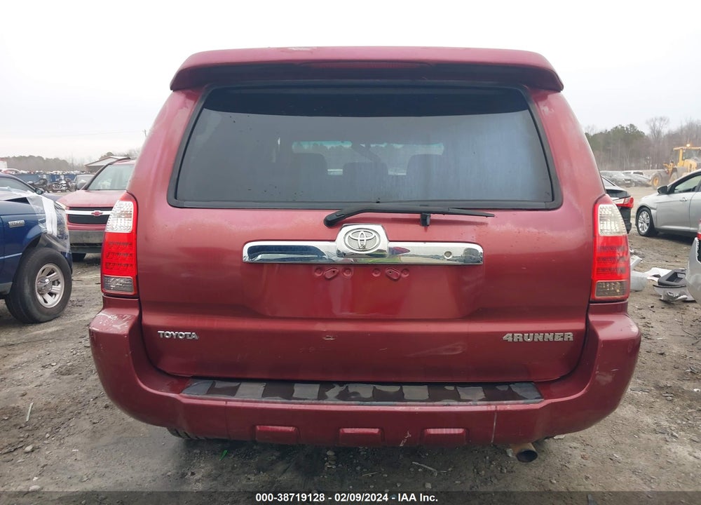2007 TOYOTA 4RUNNER SR5 V6 VIN: JTEBU14R878092087