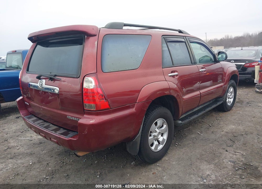 2007 TOYOTA 4RUNNER SR5 V6 VIN: JTEBU14R878092087