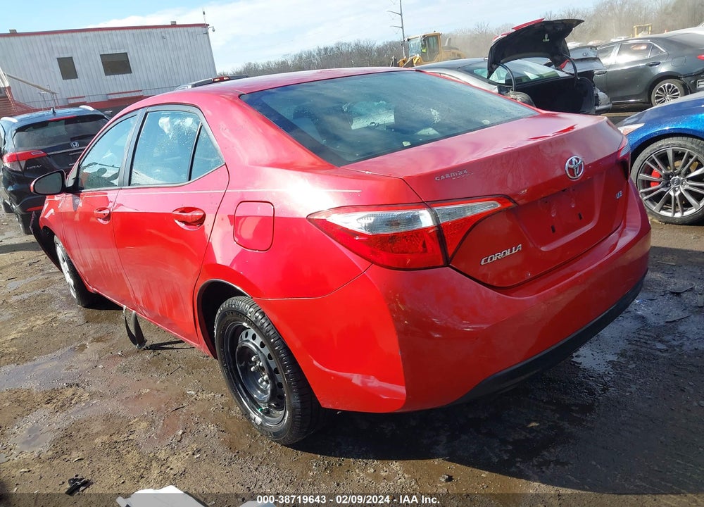 2015 TOYOTA COROLLA LE VIN: 2T1BURHE3FC390706