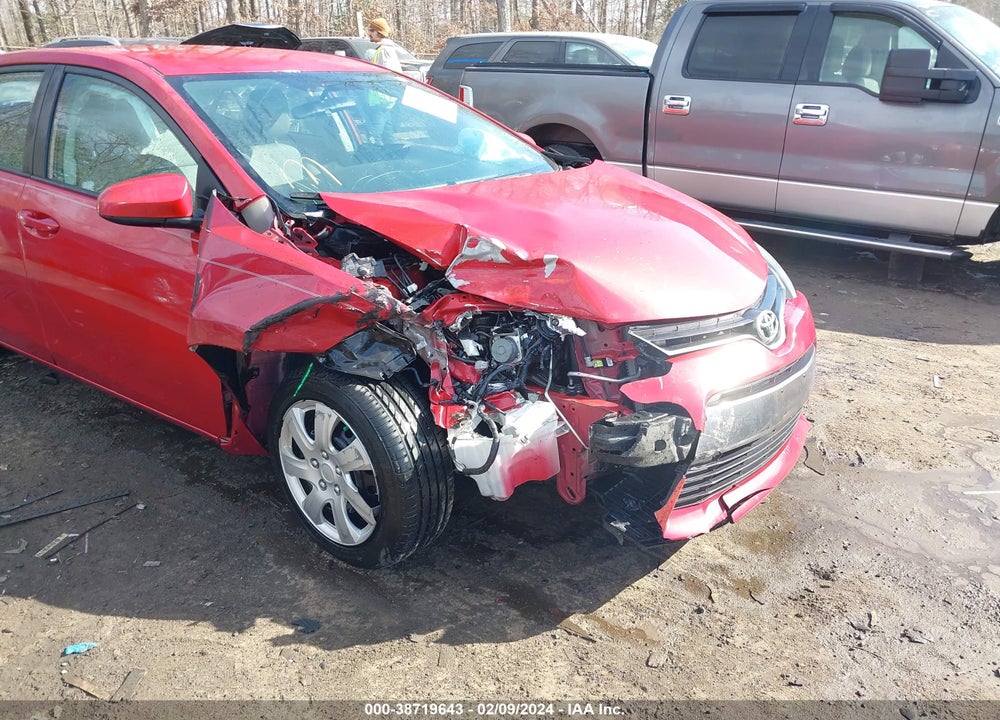 2015 TOYOTA COROLLA LE VIN: 2T1BURHE3FC390706