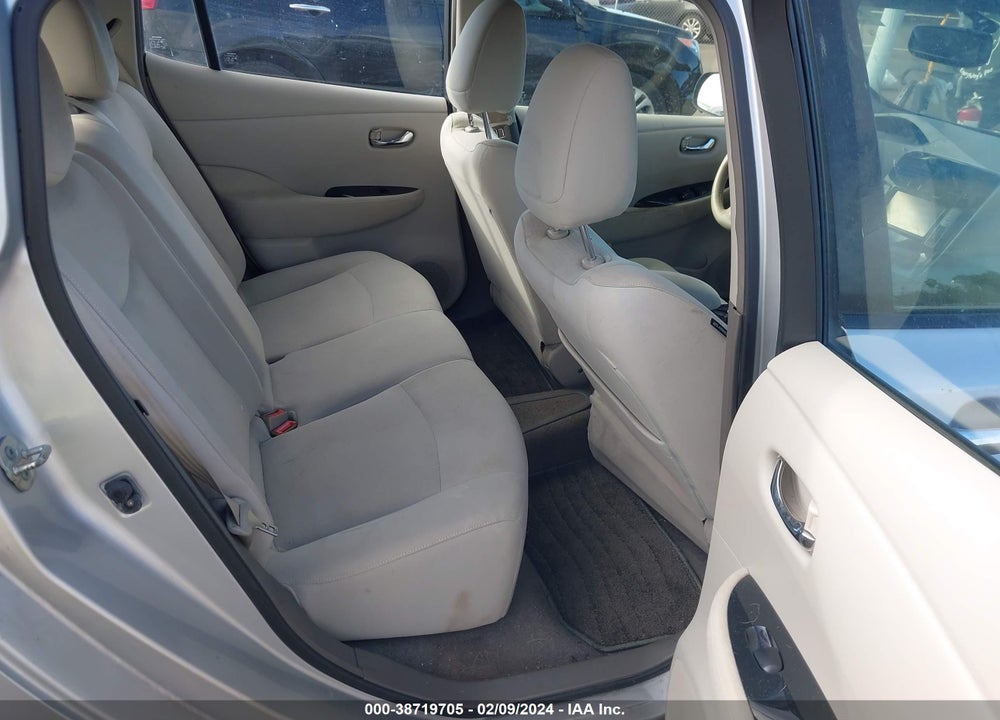 2012 NISSAN LEAF SL VIN: JN1AZ0CP7CT020237