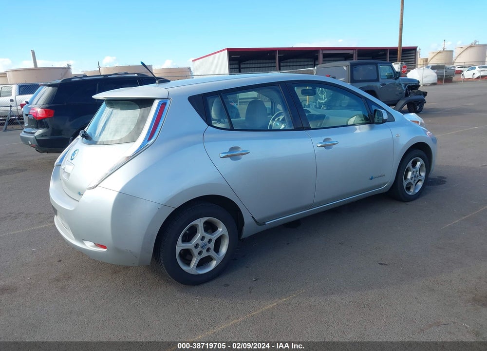 2012 NISSAN LEAF SL VIN: JN1AZ0CP7CT020237
