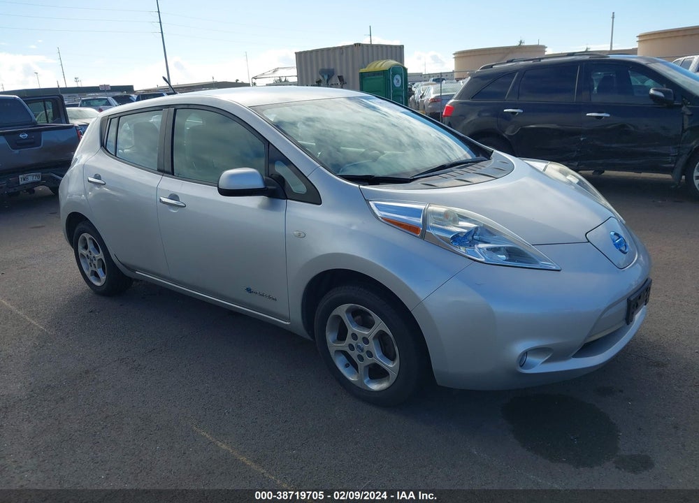 2012 NISSAN LEAF SL VIN: JN1AZ0CP7CT020237
