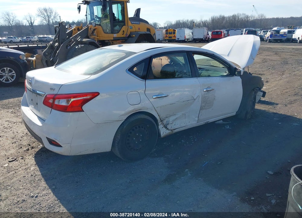 2017 NISSAN SENTRA SV VIN: 3N1AB7AP4HY311101
